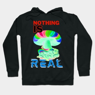 Nothing is real - Down the rabbit hole edition Hoodie